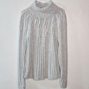 St. John's Bay Light Gray Turtleneck Sweater